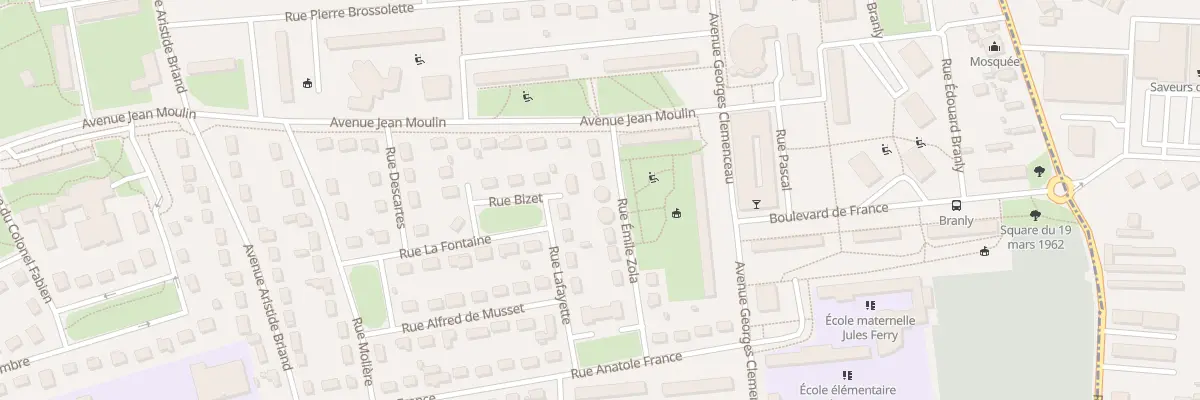 Plan du 10 Rue Emile Zola à Vendôme