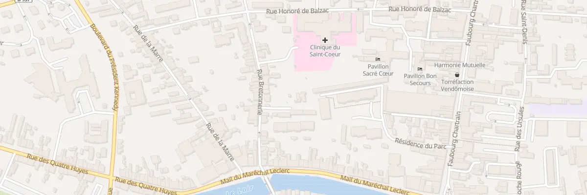 Plan du 23B Rue Bretonnerie à Vendôme