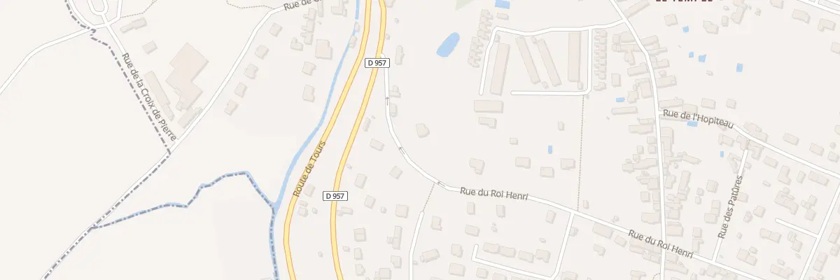 Plan du 249 Rue du Roi Henri à Vendôme
