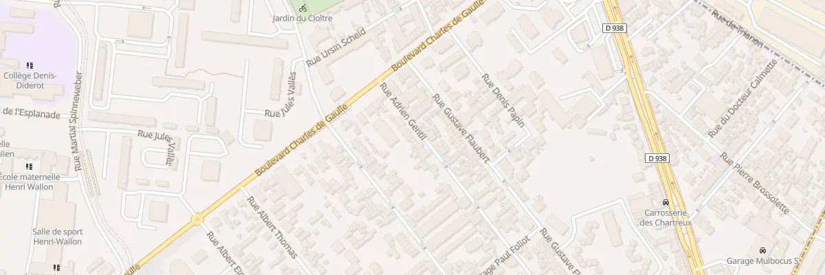 Plan du 6 Rue Adrien Gentil au Petit-Quevilly