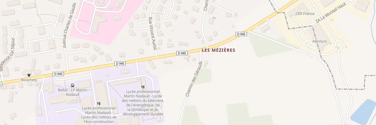 Plan du 36 Av de la Libération à Bellac
