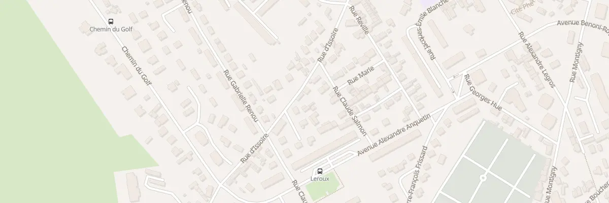 Plan du 17B Rue D’Issoire à Dieppe
