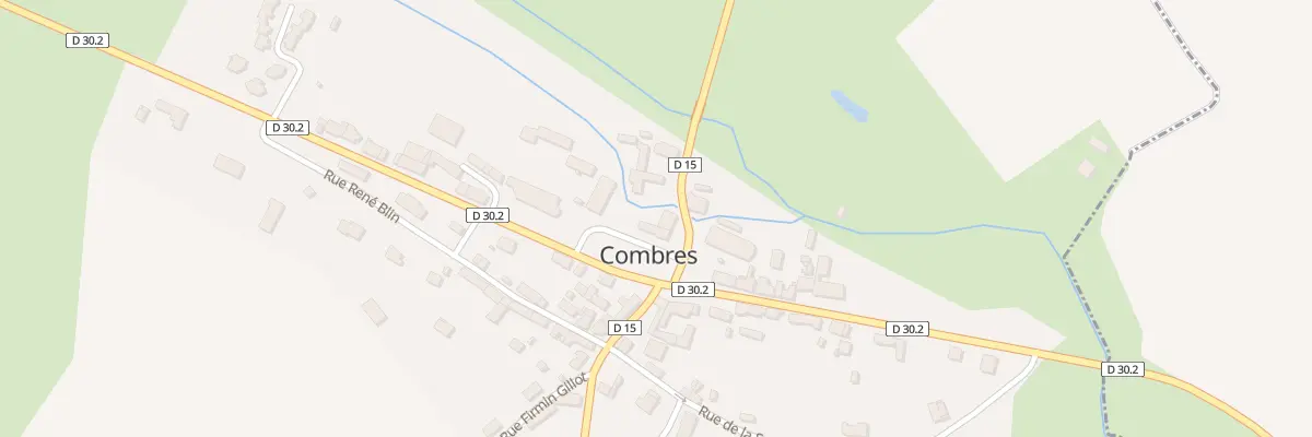 Plan du 1 Rue de la Mazure à Combres