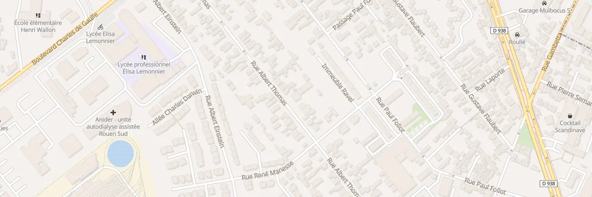 Plan du 61 Rue Albert Thomas au Petit-Quevilly