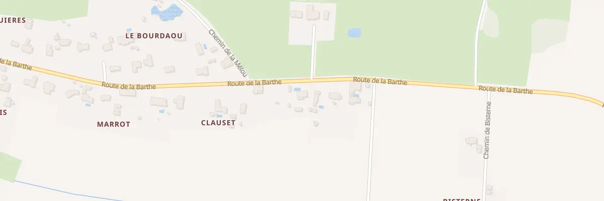 Plan du 650 Rte de la Barthe à Plagnole