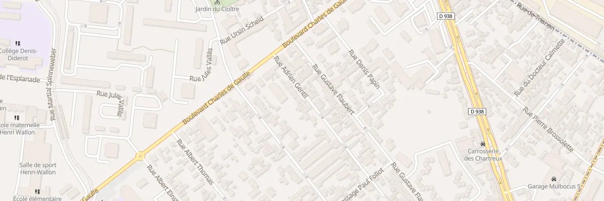 Plan du 10 Rue Adrien Gentil au Petit-Quevilly