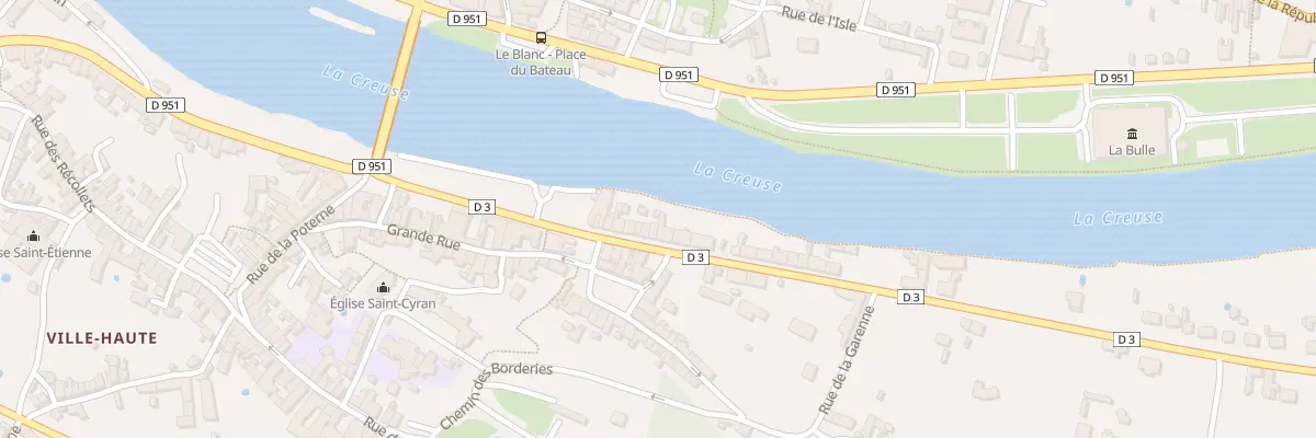 Plan du 11 Rue Amiral Barjot au Blanc