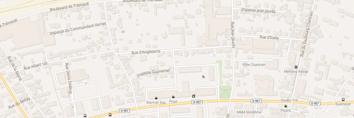 Plan du 20 Rue d’Angleterre à Vendôme