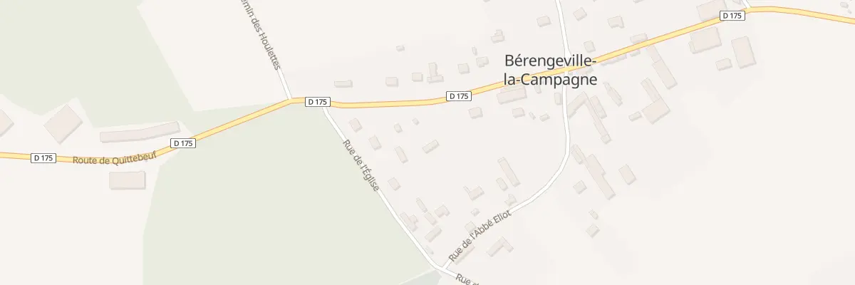 Plan du 1A Rue du Mesnil Pean à Bérengeville-la-Campagne