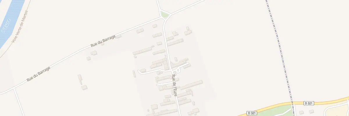 Plan du 10 Rue de l’Eure à Martot