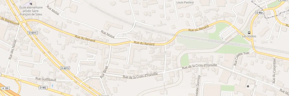 Plan du 225 Rue du Renard à Rouen