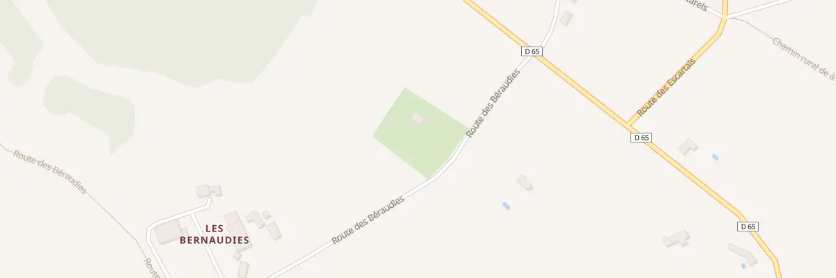 Plan du 5839F Les Beraudies à Lacapelle-Cabanac