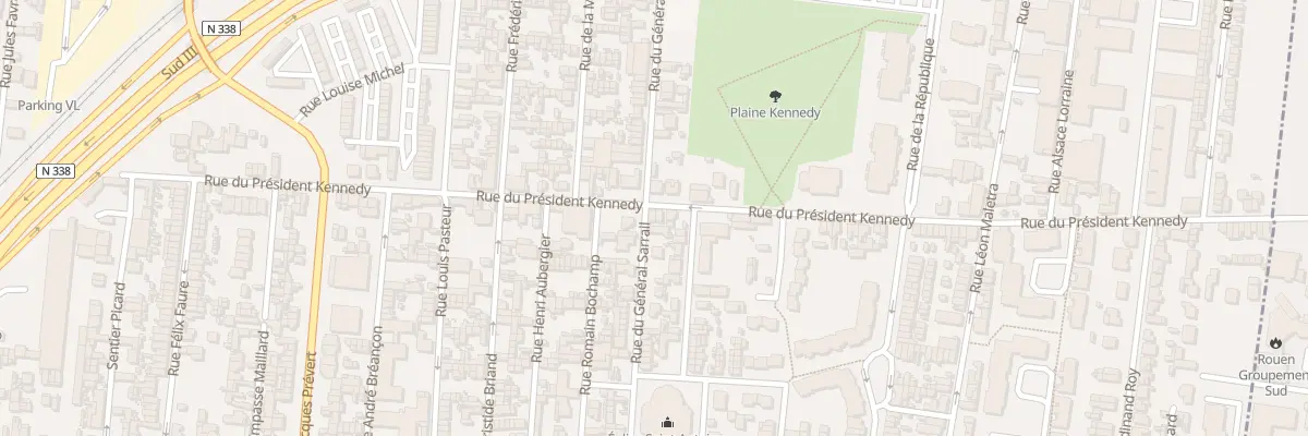 Plan du 128 Rue du President Kennedy au Petit-Quevilly