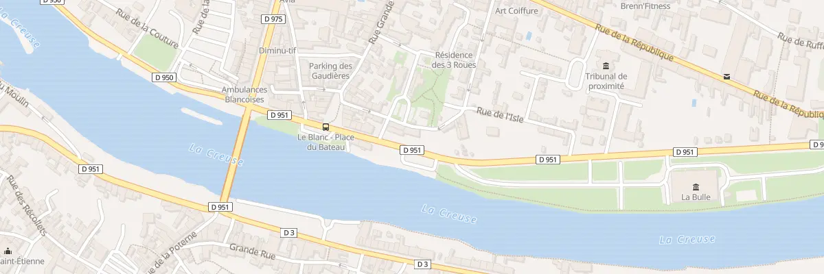 Plan du 14 Rue de l’Isle au Blanc