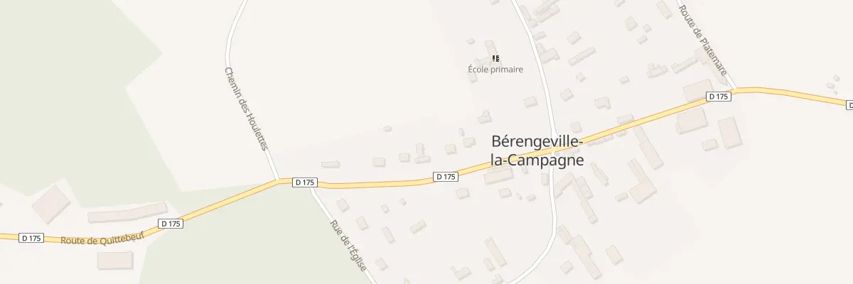 Plan du 6 Rue du Mesnil Pean à Bérengeville-la-Campagne