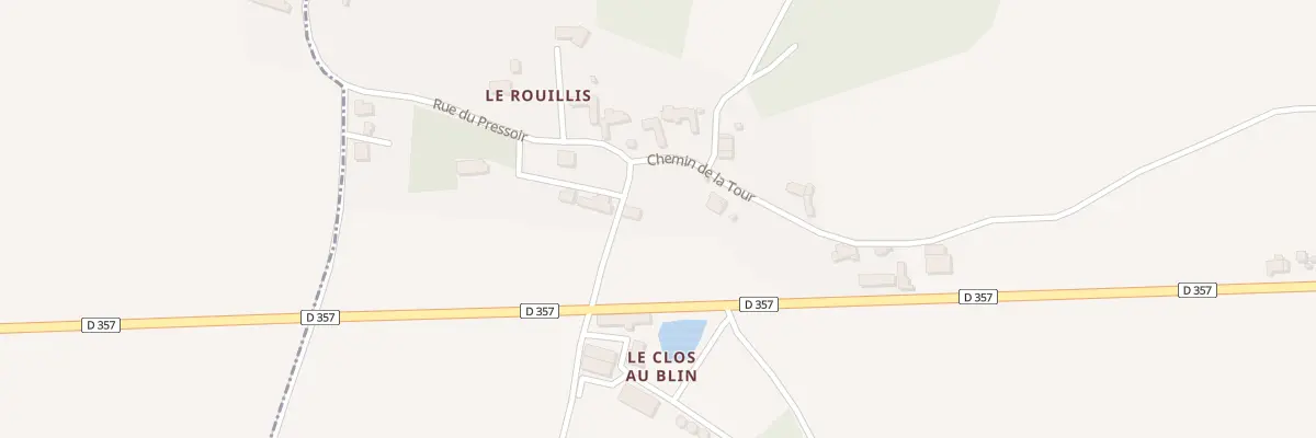 Plan du 2B Rue du Pressoir à Rahart