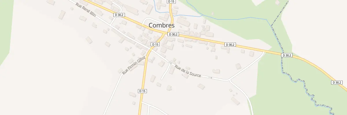 Plan du 5 Rue de la Source à Combres