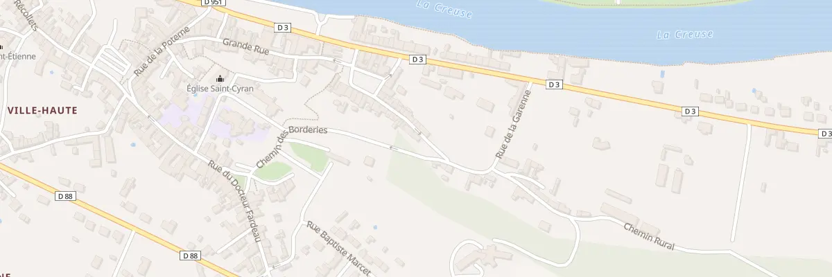Plan du 24 Rue de la Palisse au Blanc