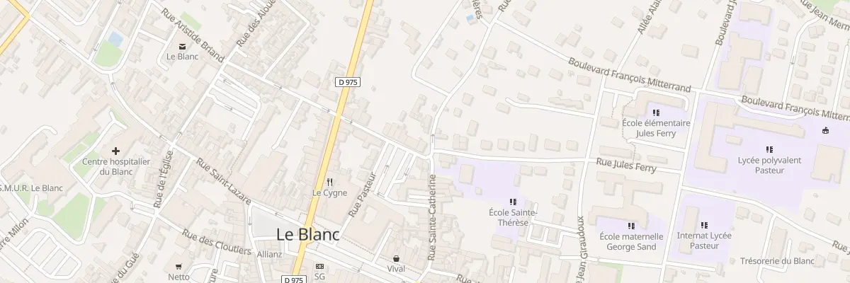 Plan du 19 Rue Sainte Catherine au Blanc