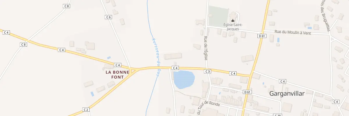 Plan du 300 Rte d’Angeville à Garganvillar