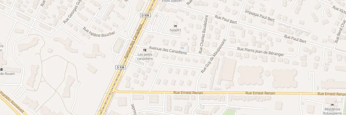 Plan du 13 Rue George Sand à Saint-Étienne-du-Rouvray