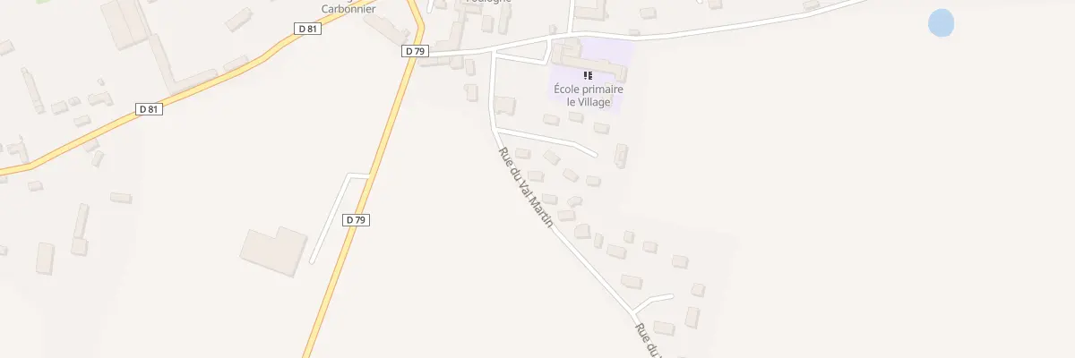 Plan du 6 Rue du Val Martin à La Haye-Malherbe