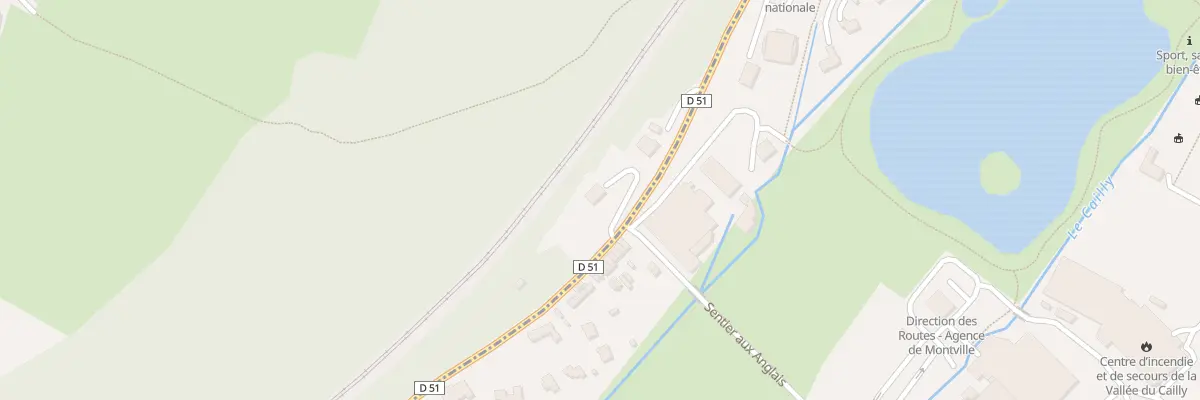 Plan du 842 Rue du Docteur Martel à Eslettes