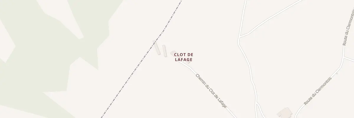 Plan du 5006 Clot de Lafage à Touffailles