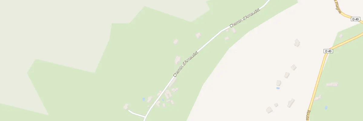 Plan du 706 Che d’Arnaudet à Palaminy