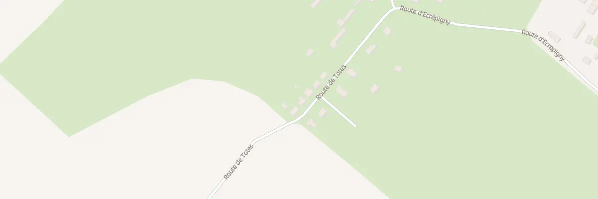 Plan du 196 Rte de Totes à Vassonville