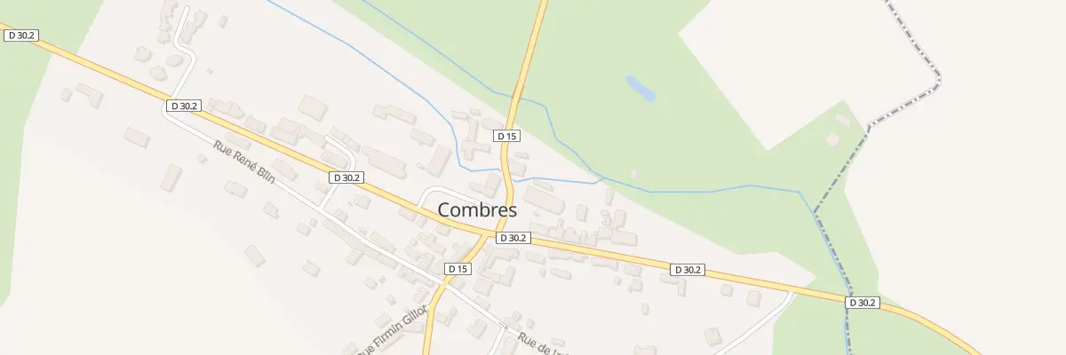 Plan du 2 Rue de la Mazure à Combres