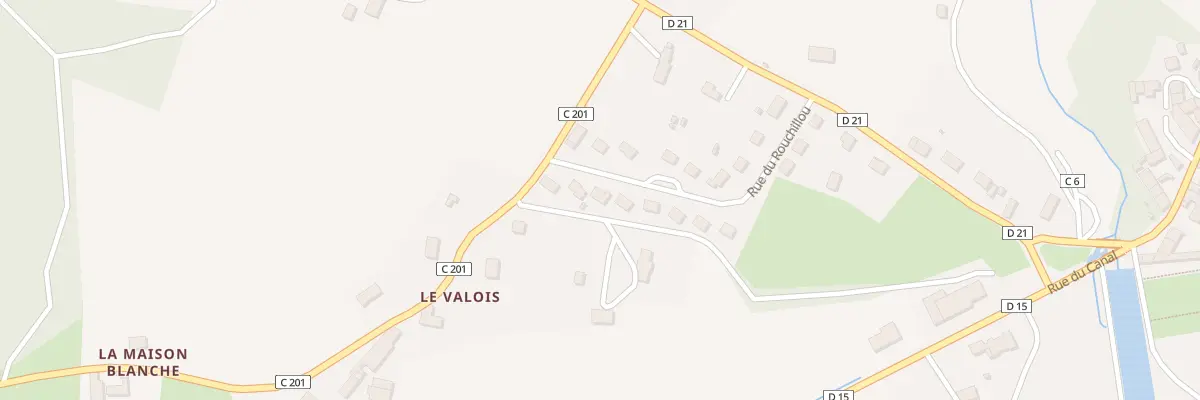 Plan du 19 Rue du Rouchillou aux Cars