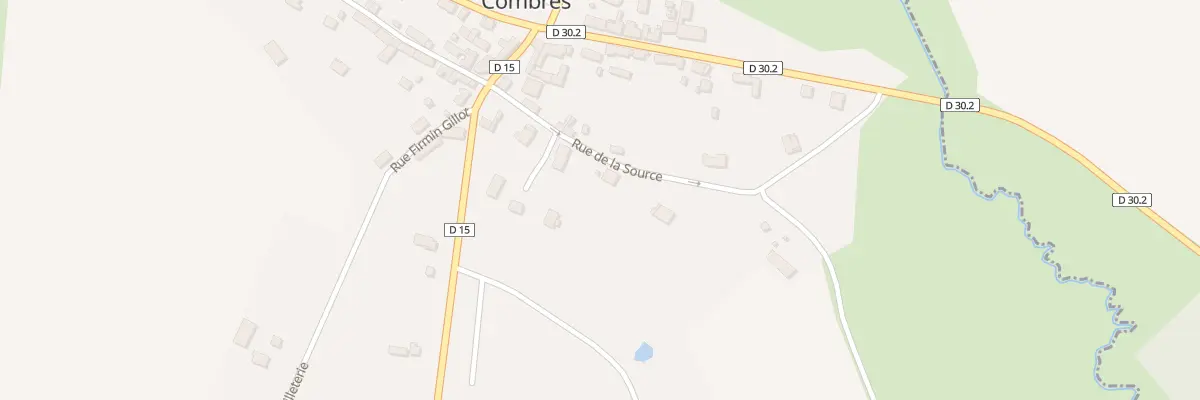 Plan du 2 Rue de la Source à Combres