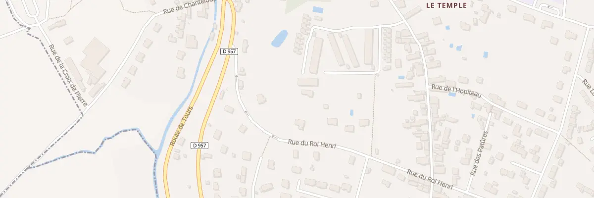 Plan du 253 Rue du Roi Henri à Vendôme