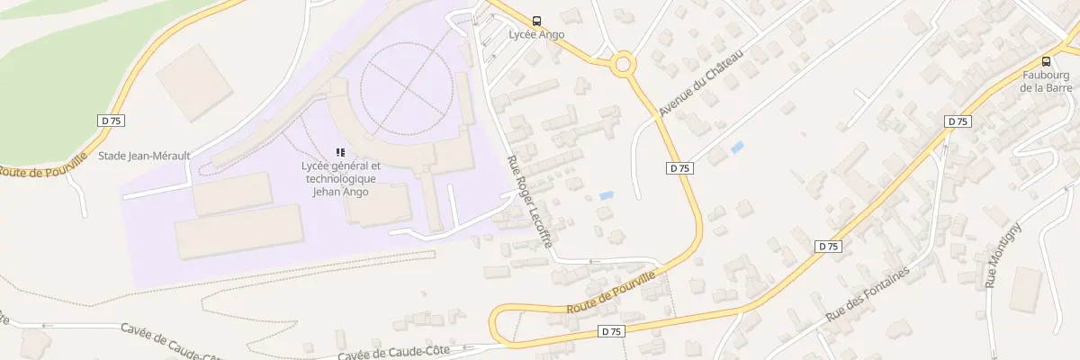 Plan du 16 Rue Roger Lecoffre à Dieppe