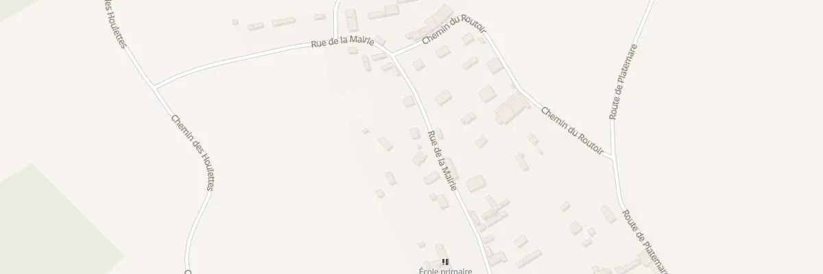 Plan du 13 Rue de la Mairie à Bérengeville-la-Campagne