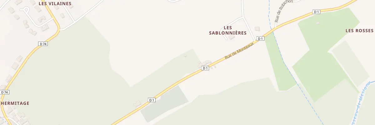 Plan du 25 Rue de Monteaux à Cangey