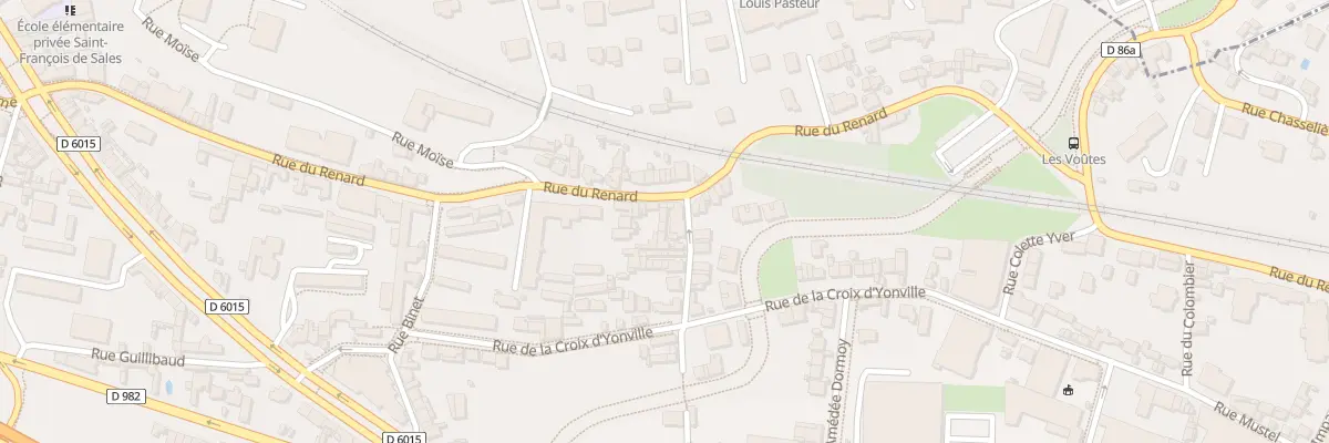 Plan du 217T Rue du Renard à Rouen