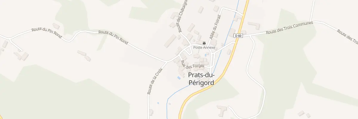 Plan du 26 Le Bourg à Prats-du-Périgord