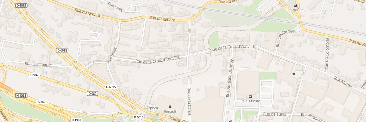 Plan du 21 Rue de la Croix d’Yonville à Rouen