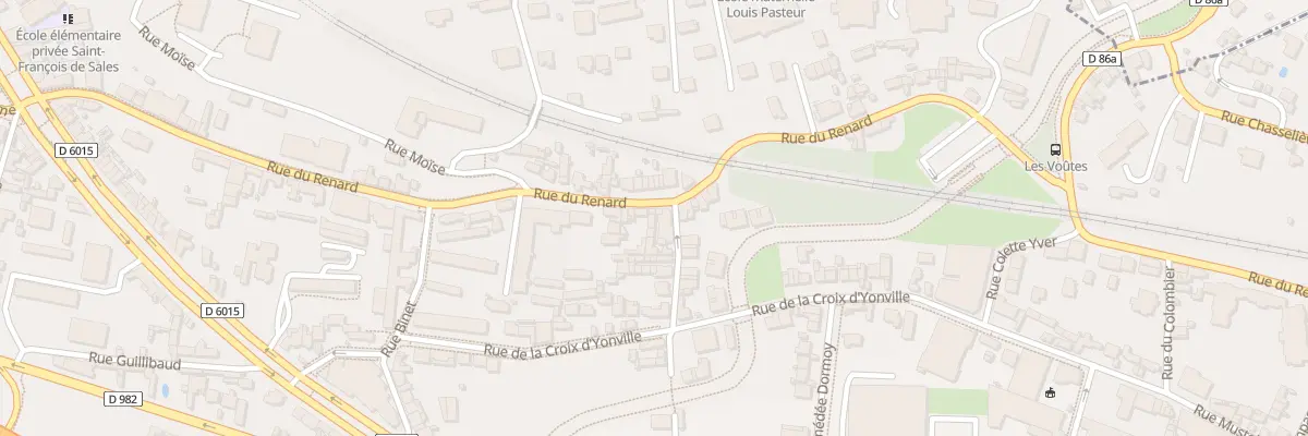 Plan du 217B Rue du Renard à Rouen