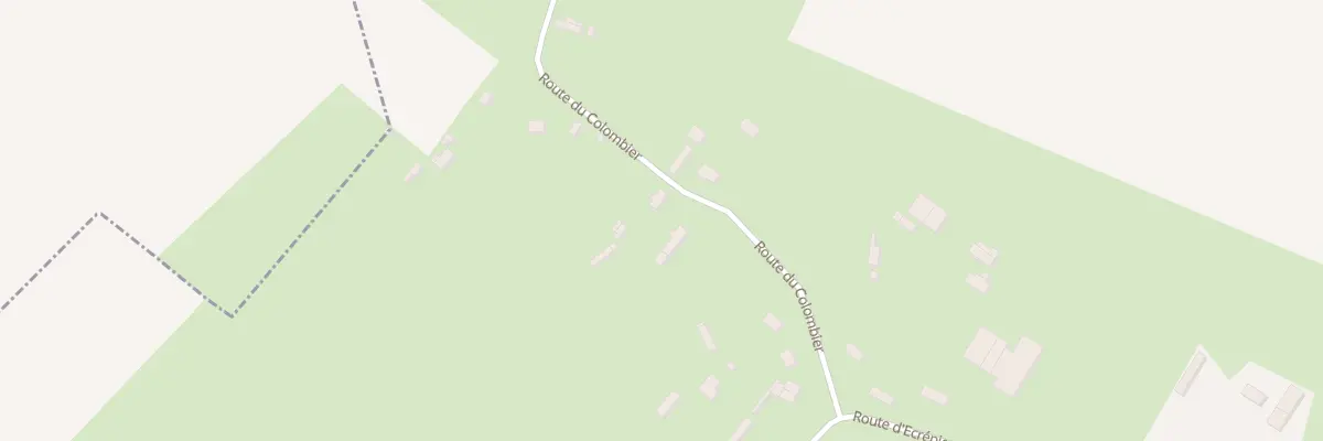 Plan du 223 Rte du Colombier à Vassonville