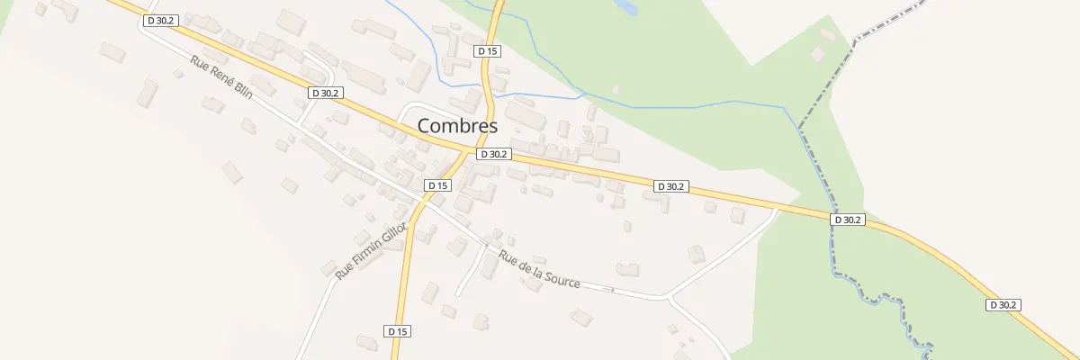 Plan du 7 Rue Jean Moulin à Combres
