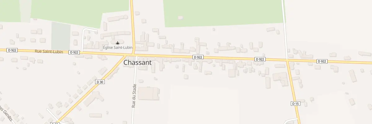 Plan du 32 Rue St Lubin à Chassant