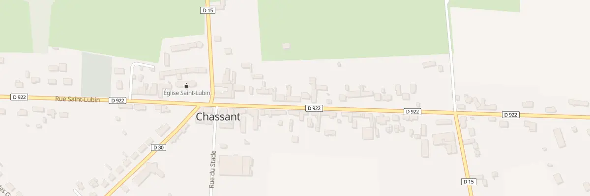 Plan du 31 Rue St Lubin à Chassant