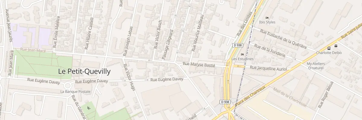Plan du 5 Rue Maryse Bastie au Petit-Quevilly