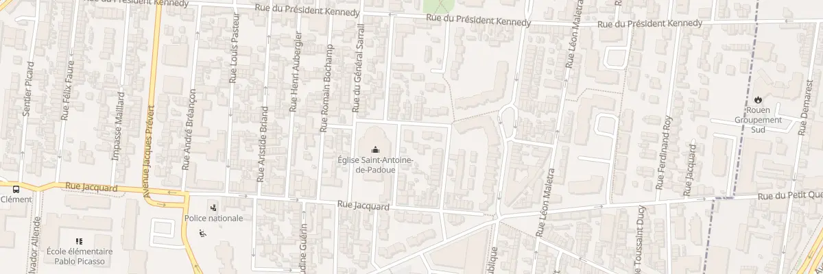 Plan du 17A Rue Armand Carrel au Petit-Quevilly