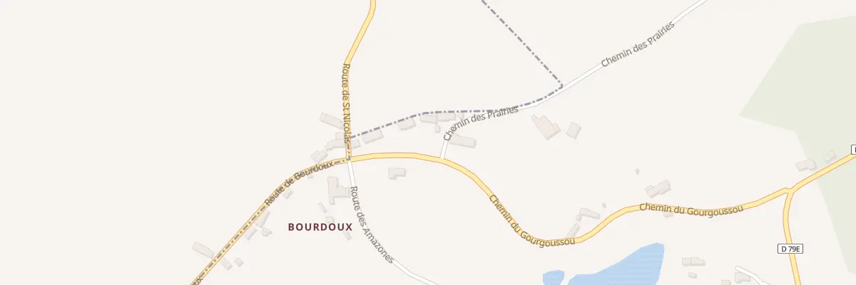 Plan du 372 Bourdoux à Jumilhac-le-Grand