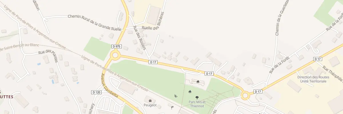 Plan du 7 Rue de la Barriere du Trone au Blanc