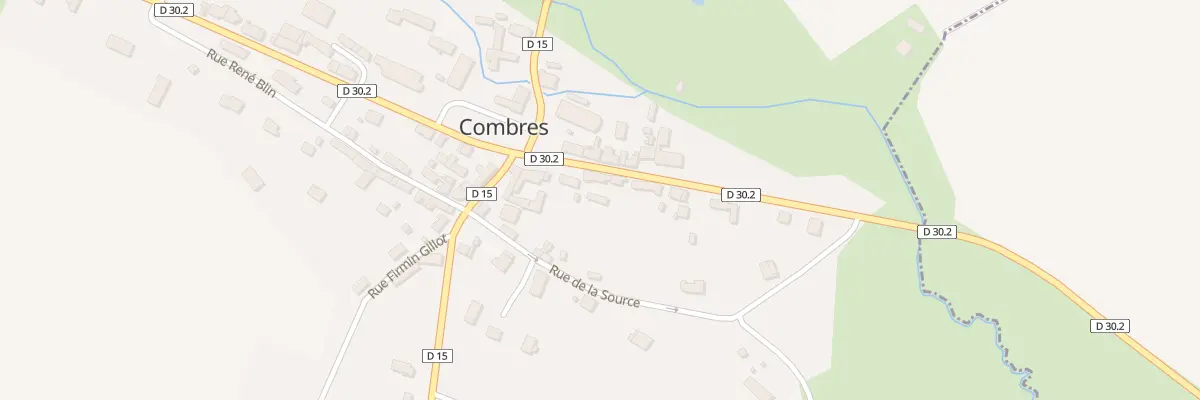 Plan du 9 Rue de la Source à Combres